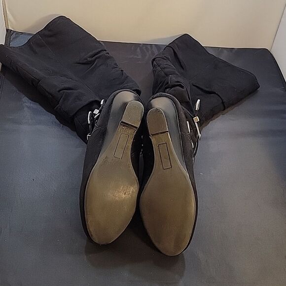 SO LIMOUSINE WOMEN"S KNEE LENGTH WEDGE BOOT - Picture 12 of 15